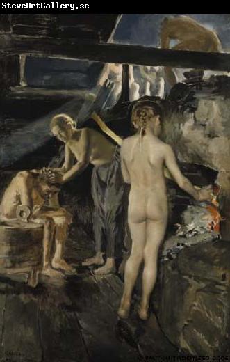 Akseli Gallen-Kallela In the sauna